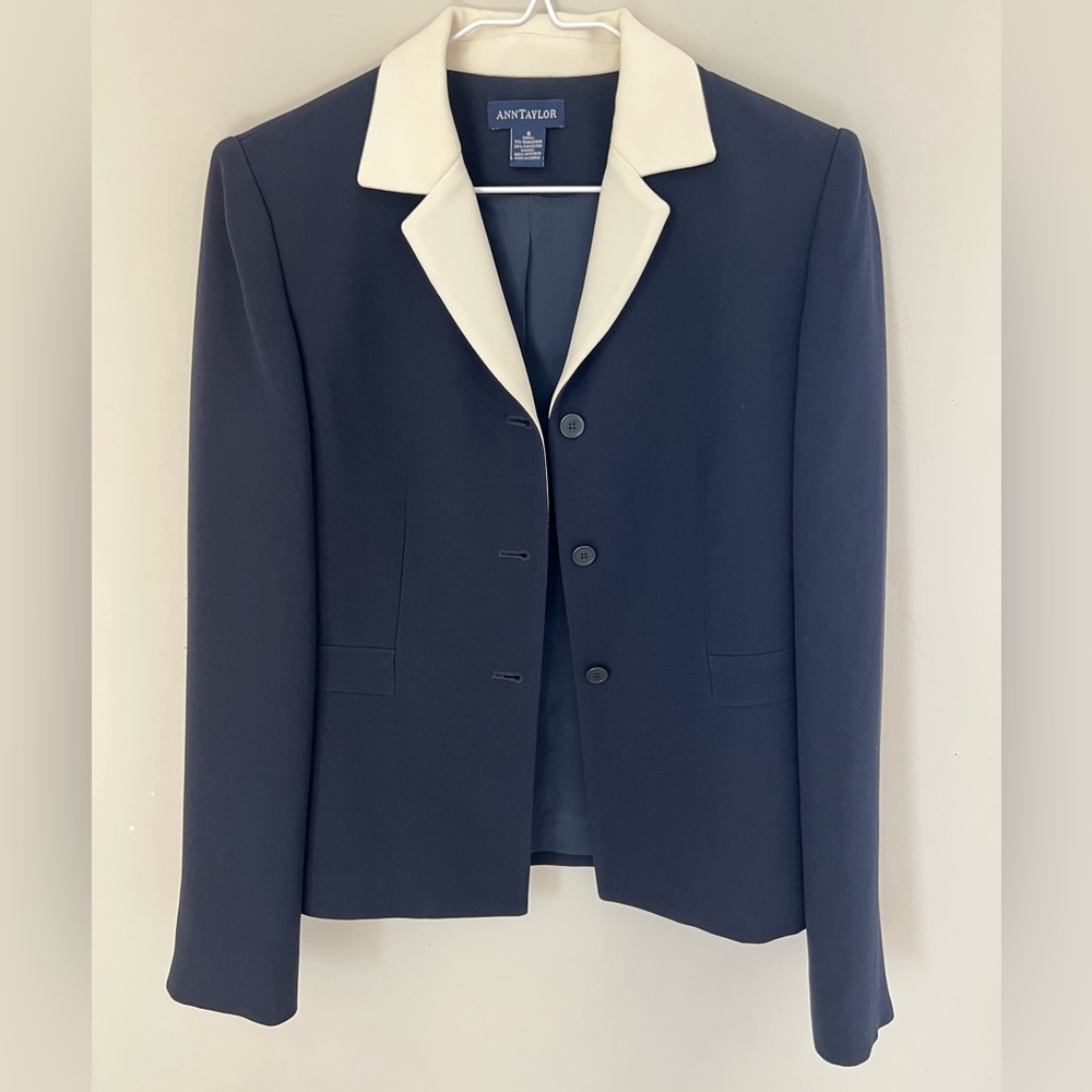 Ann Taylor navy blazer